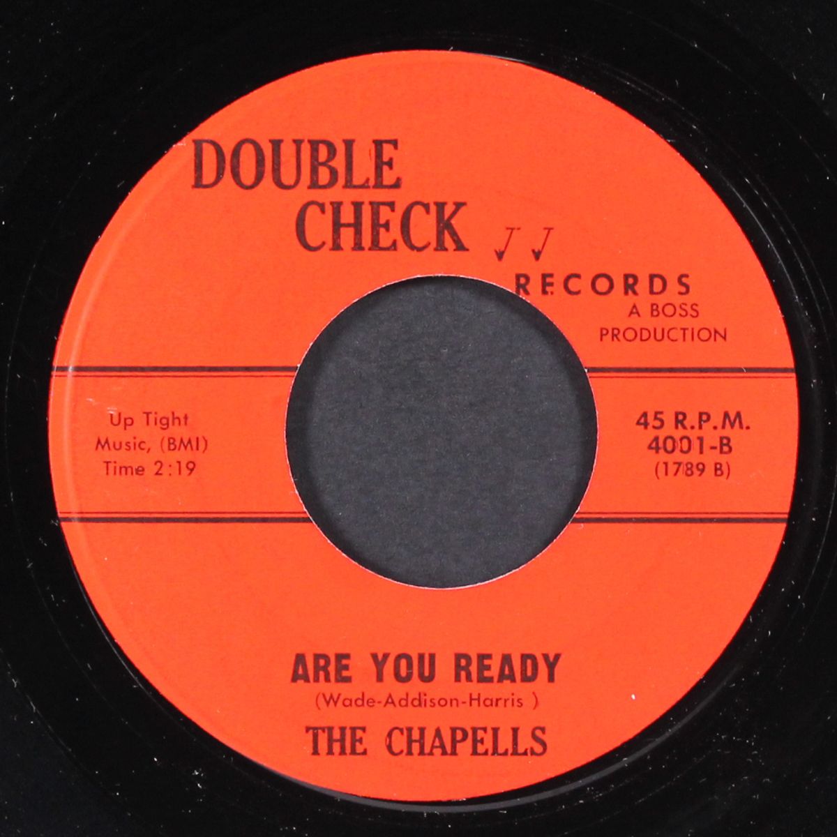 no friends at all / are you ready by CHAPELLS