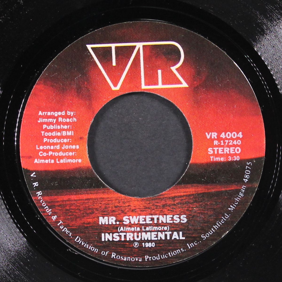 mr. sweetness / instrumental by ALMETA LATIMORE & JOHN FREEMAN