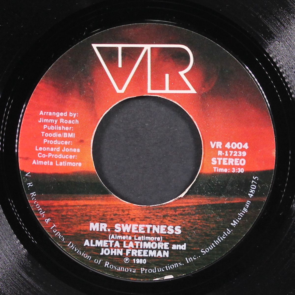 mr. sweetness / instrumental by ALMETA LATIMORE & JOHN FREEMAN