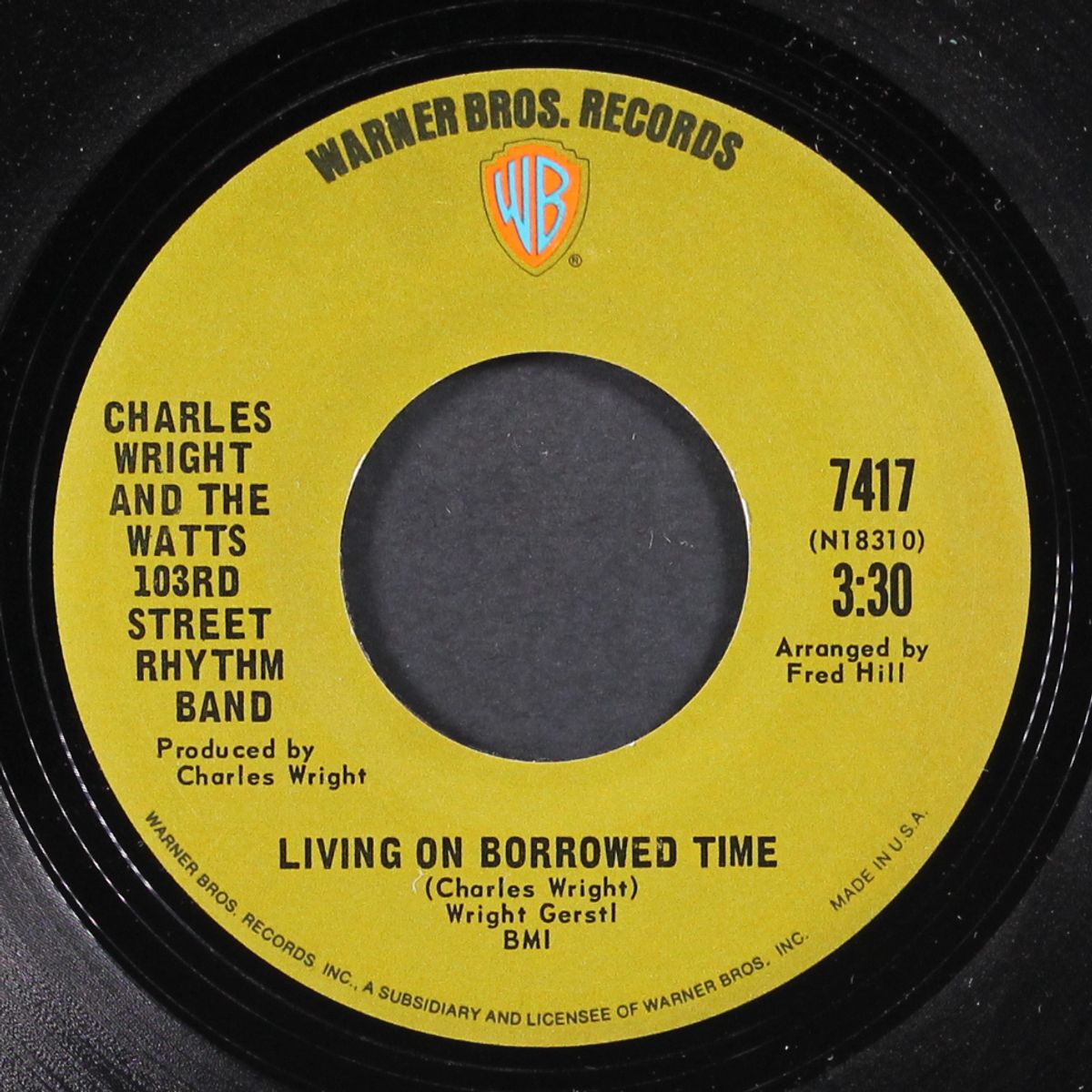 express yourself / living on borrowed time by CHARLES WRIGHT& WATTS 103RD ST RHYTHM BAND