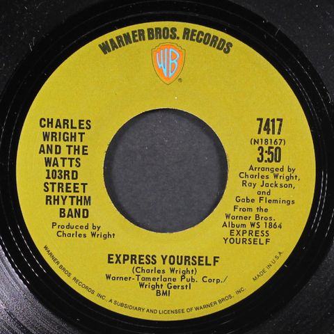 CHARLES WRIGHT& WATTS 103RD ST RHYTHM BAND