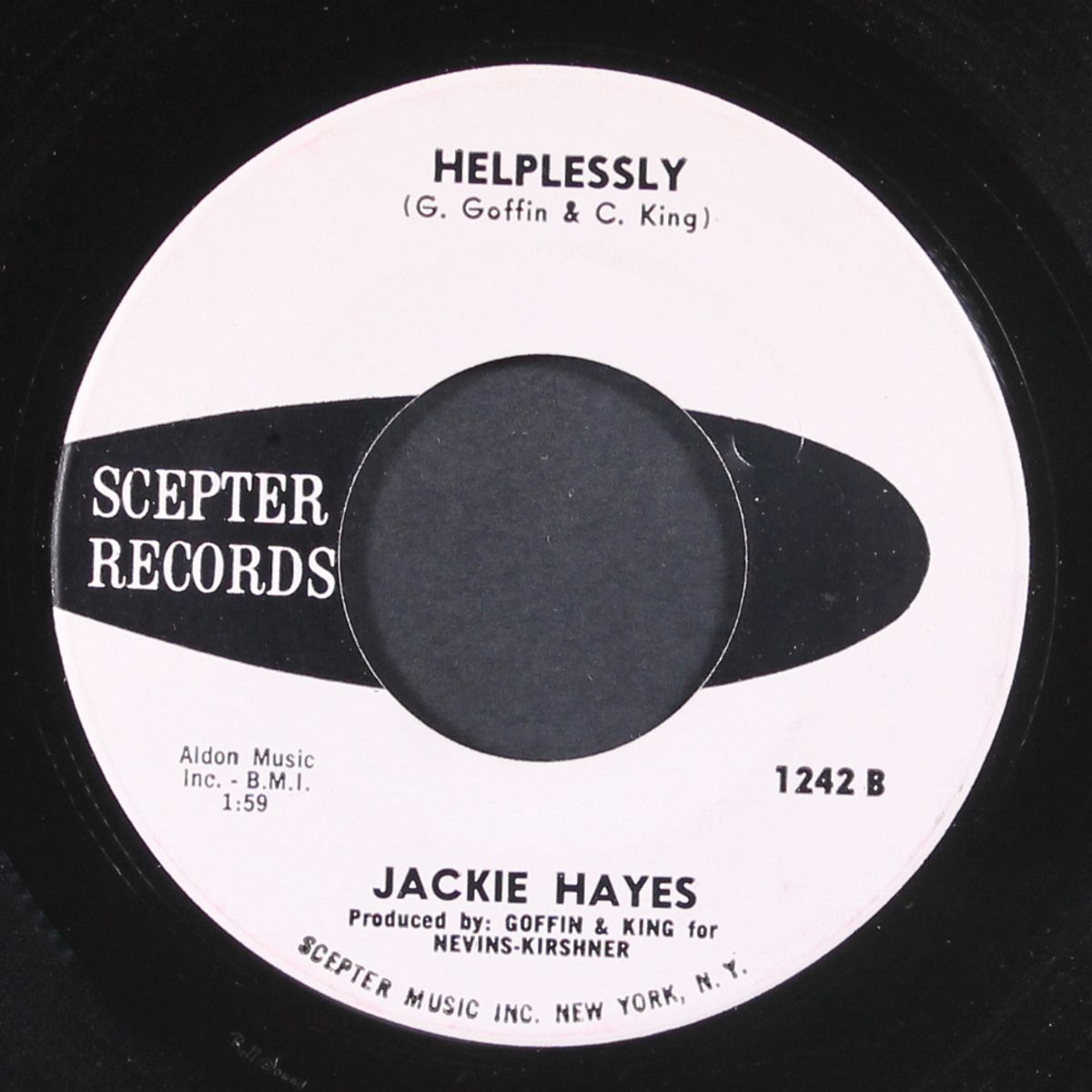 johnny drive me home / helplessly by JACKIE HAYES