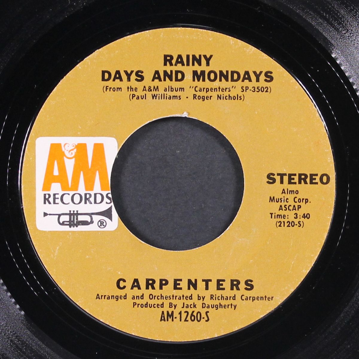 rainy days and mondays / saturday by CARPENTERS