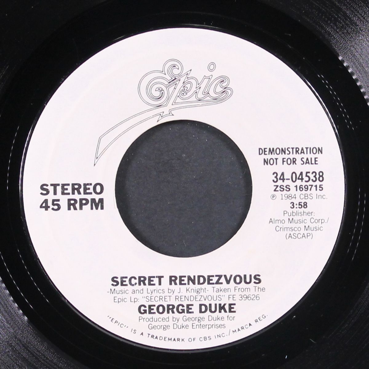 secret rendezvous / same by GEORGE DUKE