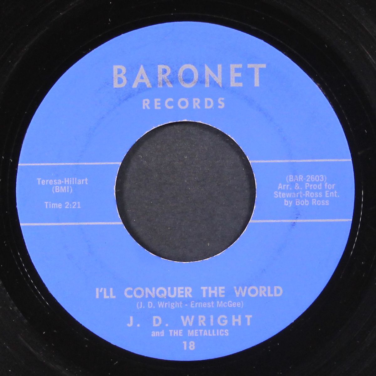 it hurts me / i'll conquer the world by J.D. WRIGHT & METALLICS