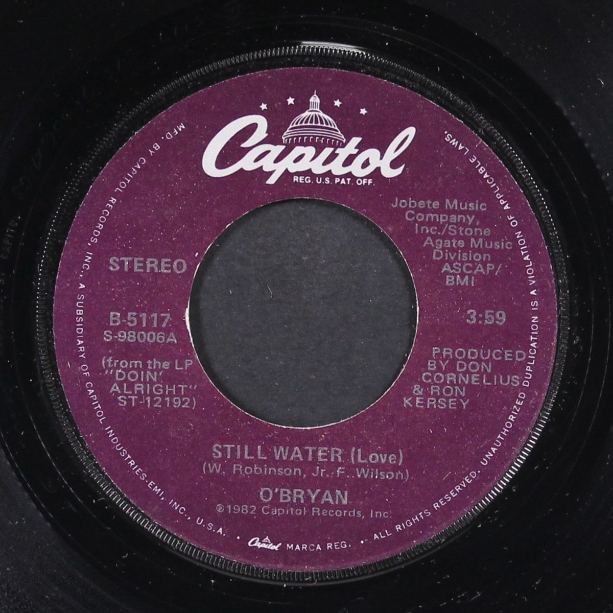 still water (love) / right from the start by O'BRYAN