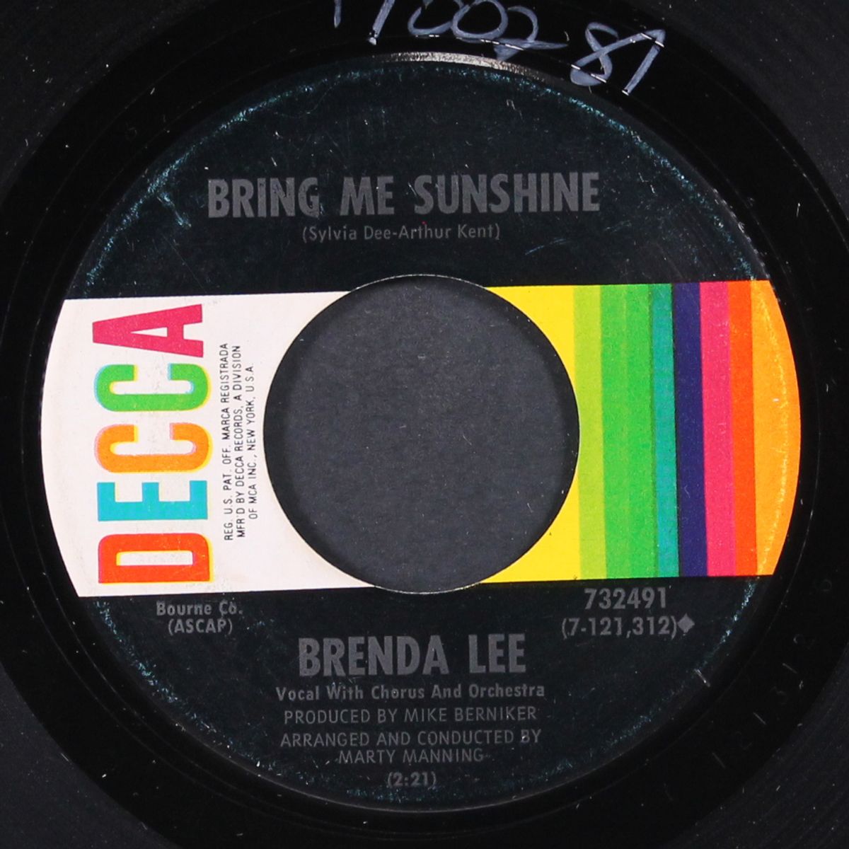 bring me sunshine / you don't need me anymore by BRENDA LEE