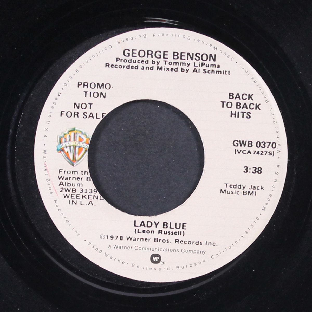 on broadway / lady blue by GEORGE BENSON
