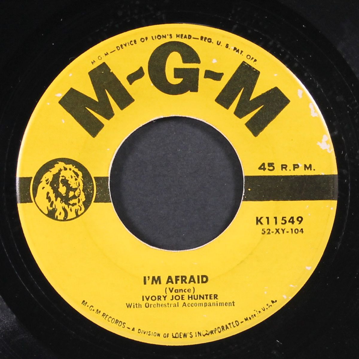 don't make me cry / i'm afraid by IVORY JOE HUNTER