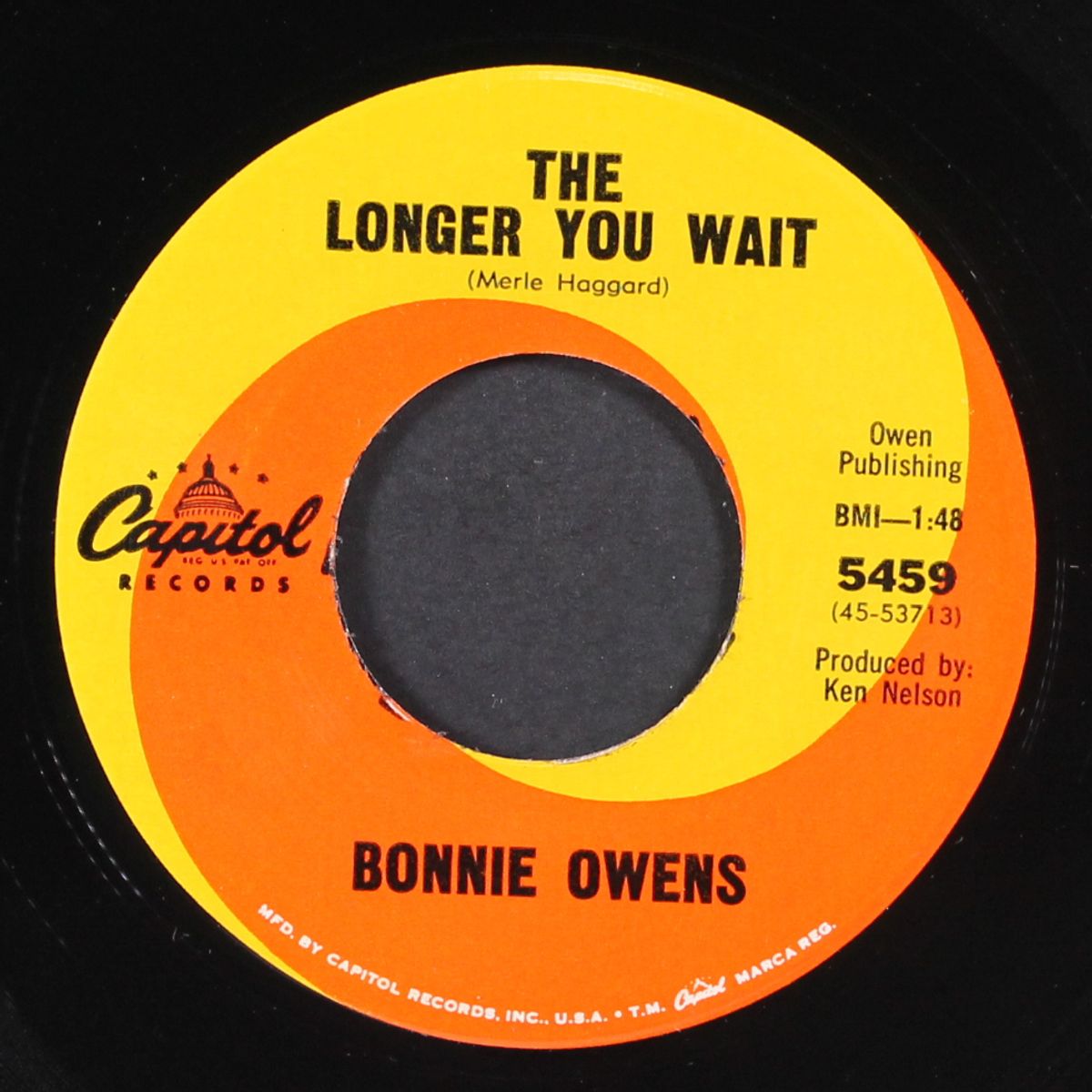 the longer you wait / number one heel by BONNIE OWENS
