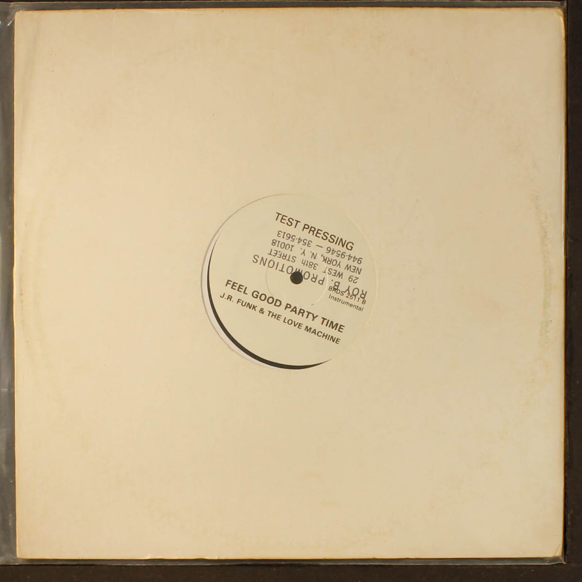 feel good, party time / instro by J.R. FUNK & THE LOVE MACHINE