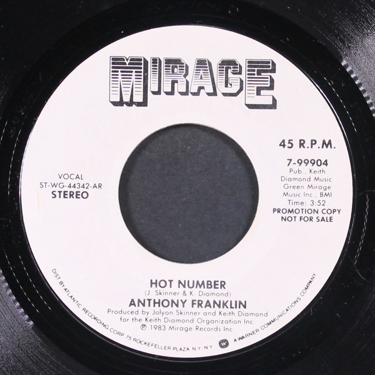 hot number / same by ANTHONY FRANKLIN