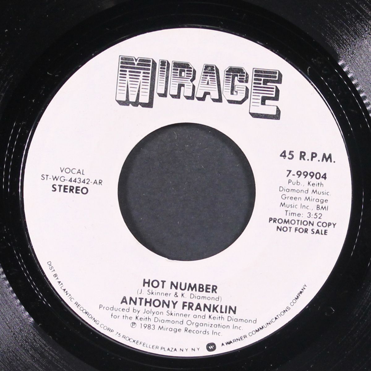 hot number / same by ANTHONY FRANKLIN