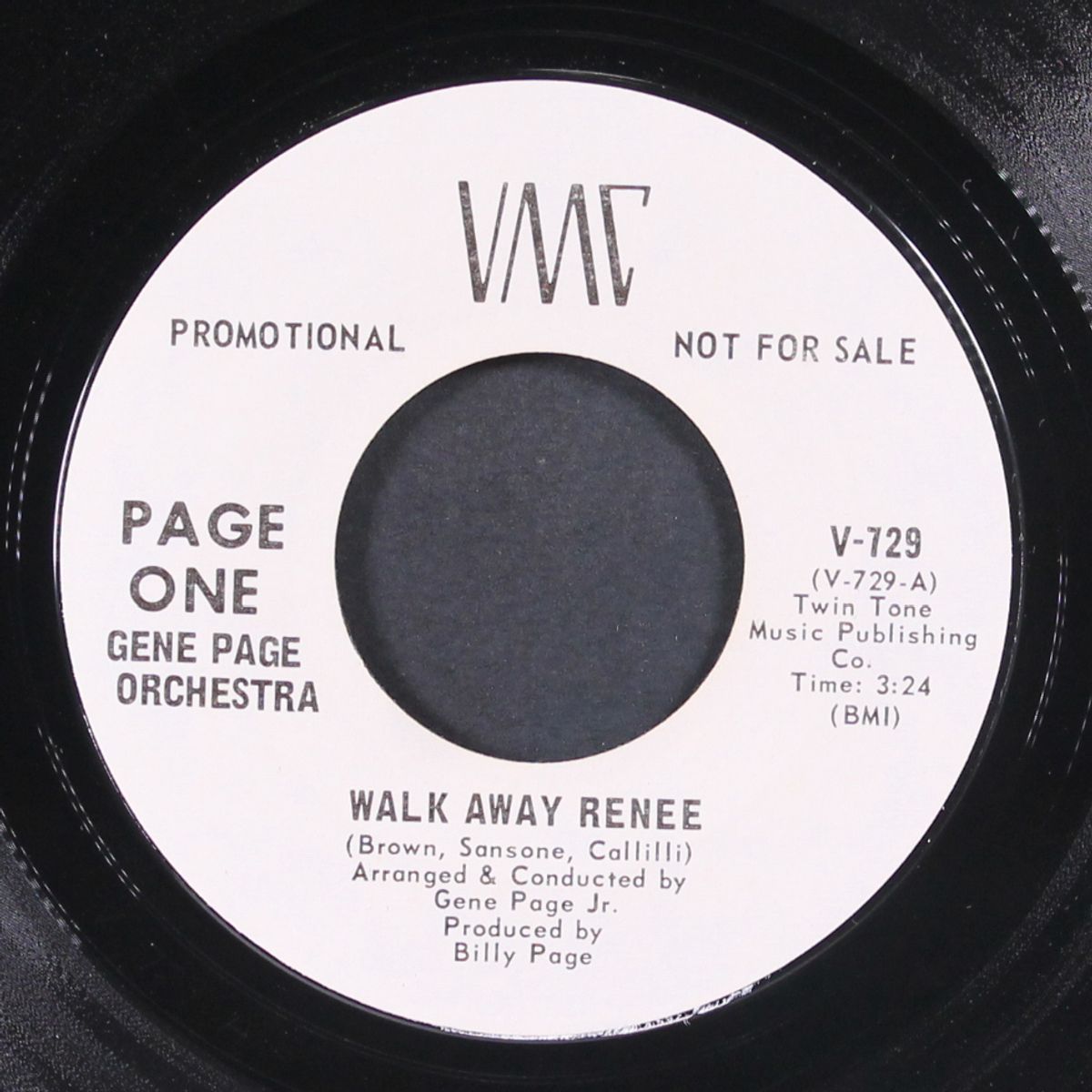 of our other days / walk away renee by GENE PAGE ORCHESTRA