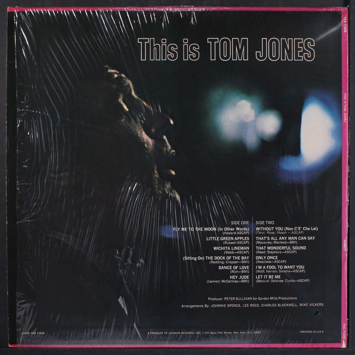 this is by TOM JONES