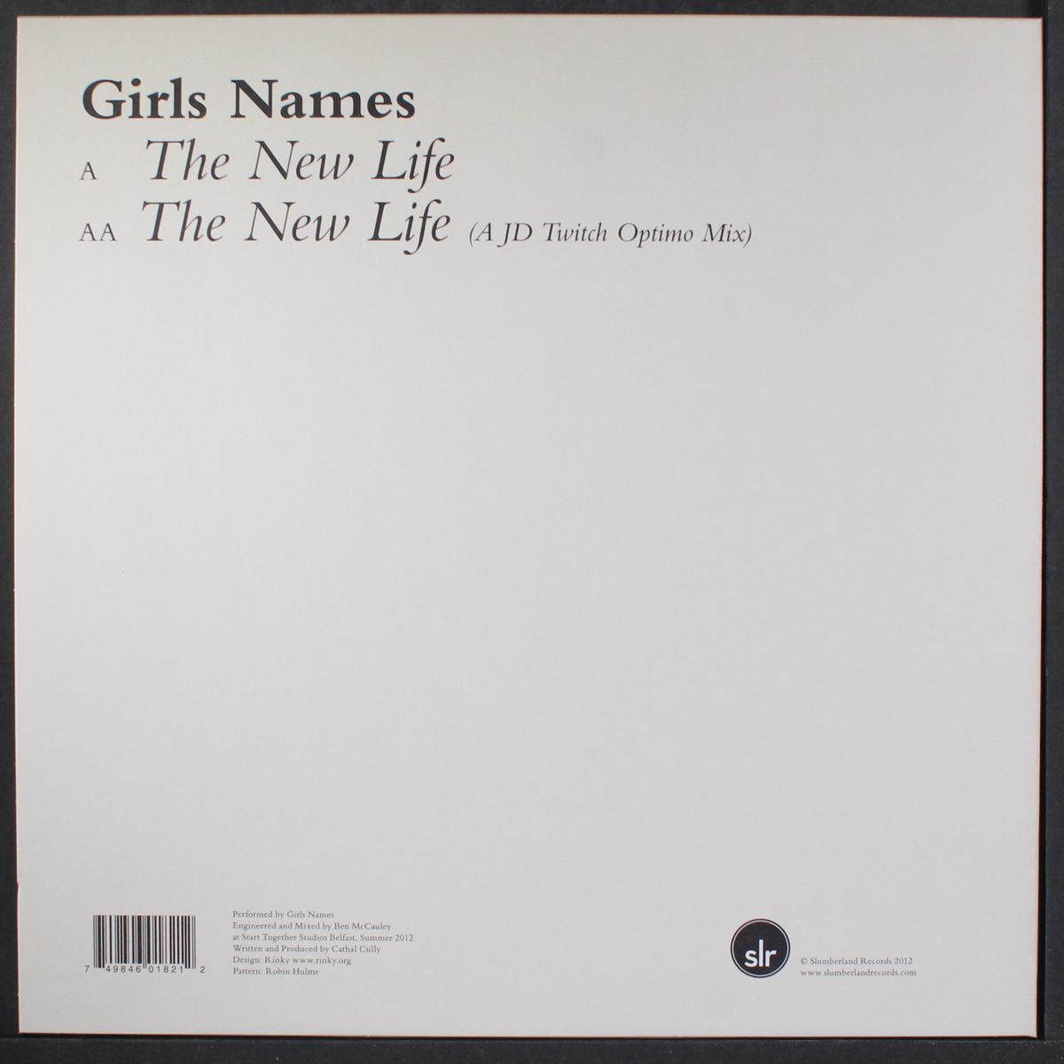the new life / the new life (a jd twitch optimo mix) by GIRLS NAMES