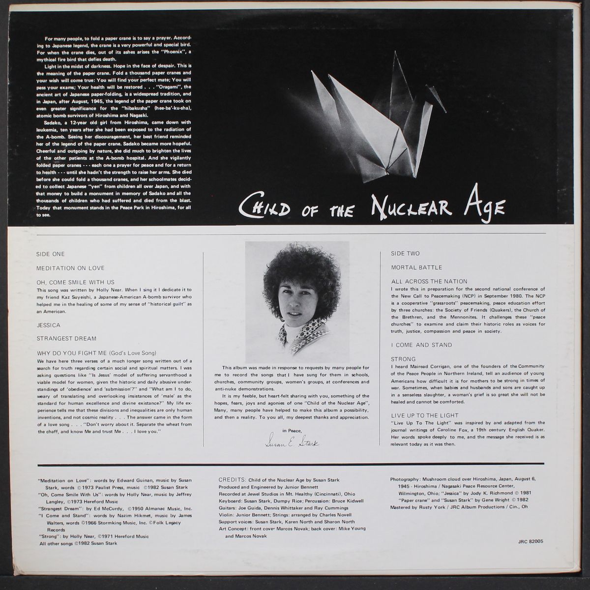 child of the nuclear age by SUSAN STARK
