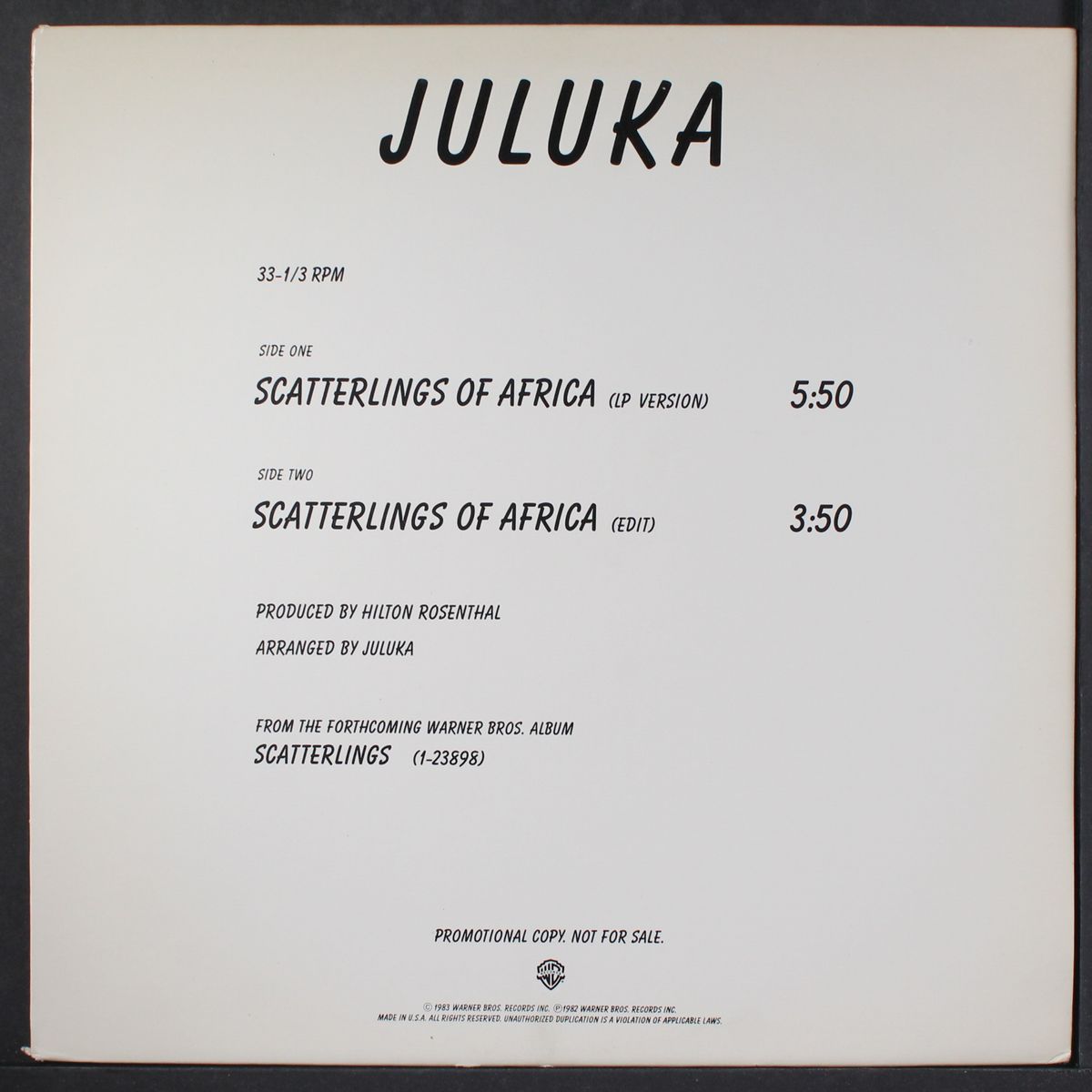 scatterlings of africa / short by JULUKA