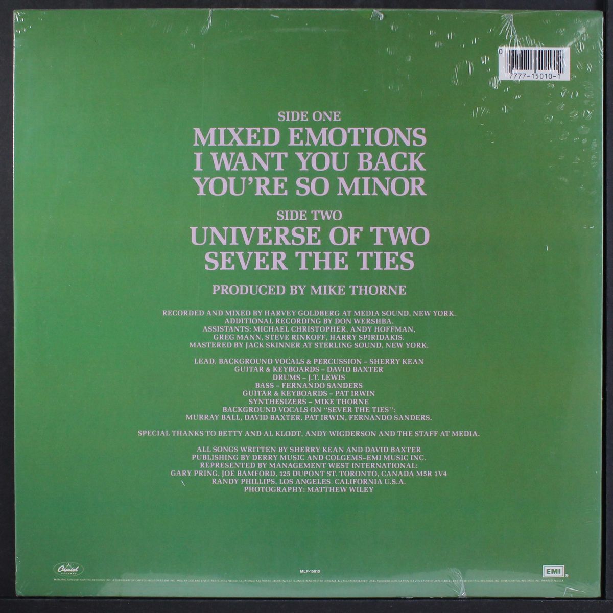 mixed emotions by SHERRY KEAN