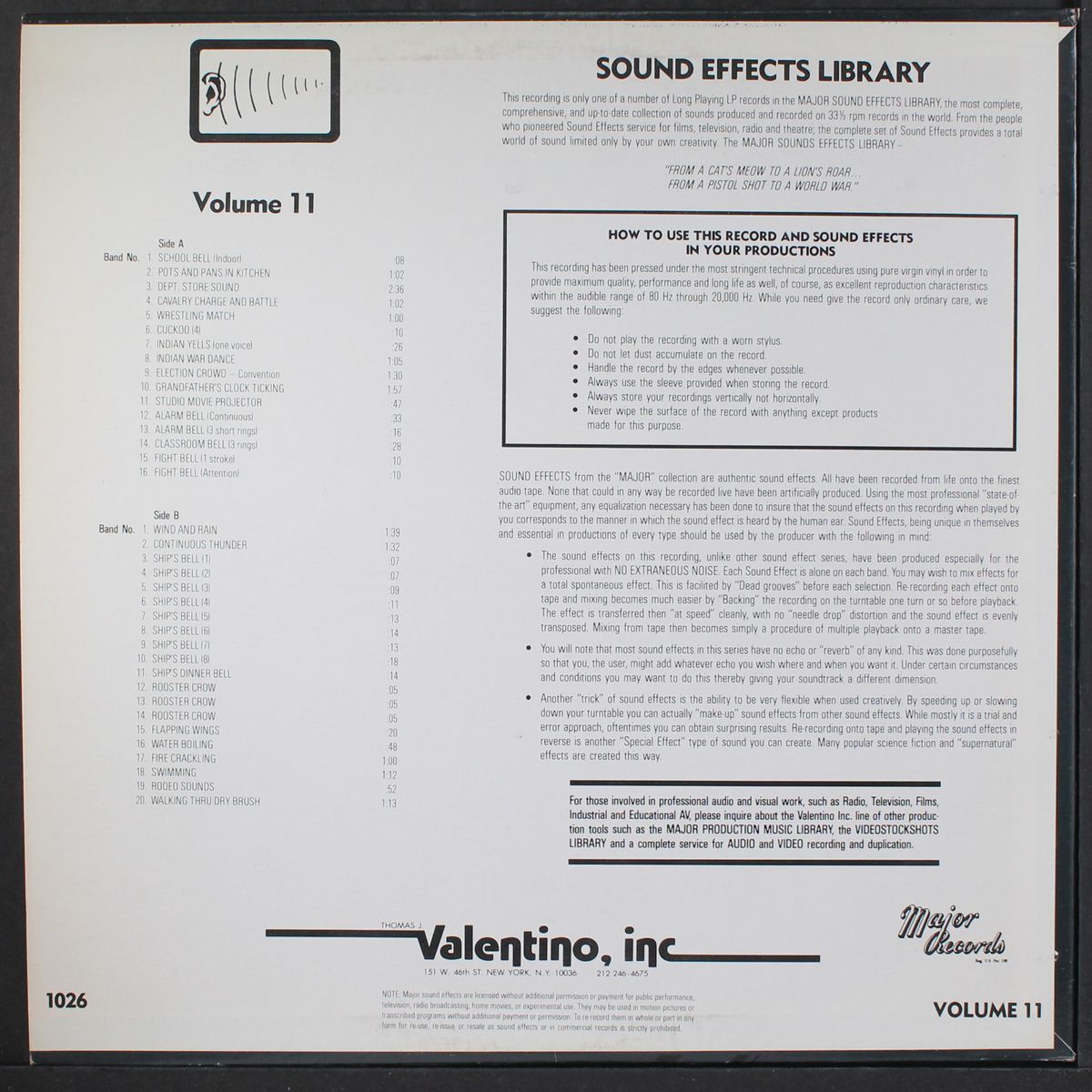 volume 11 by SOUND EFFECTS