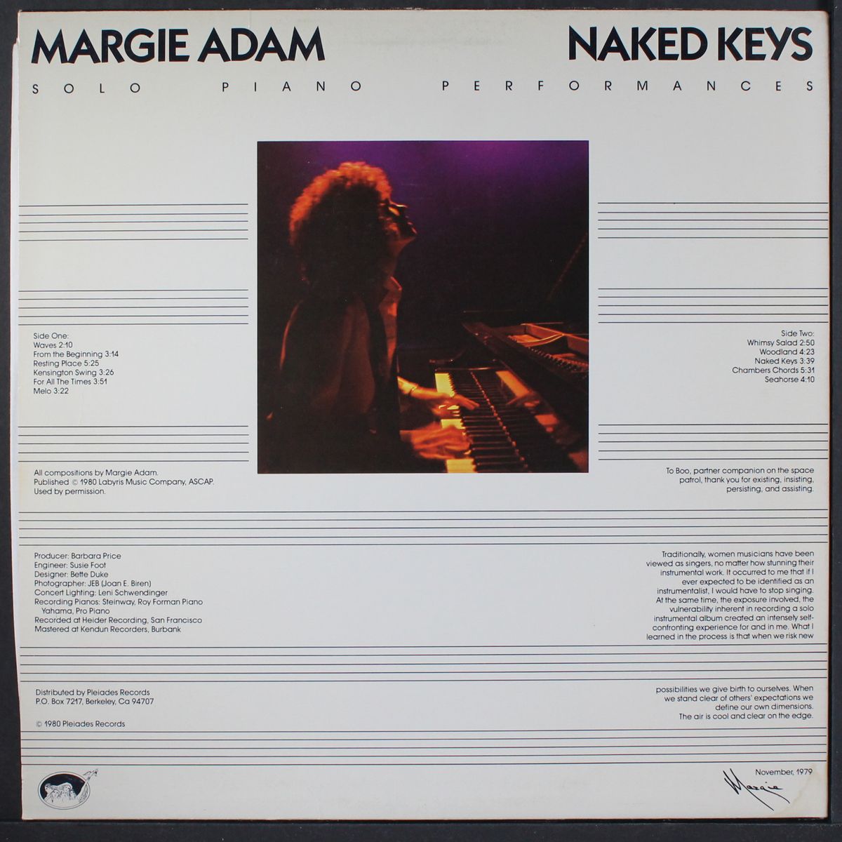 naked keys by MARGIE ADAM