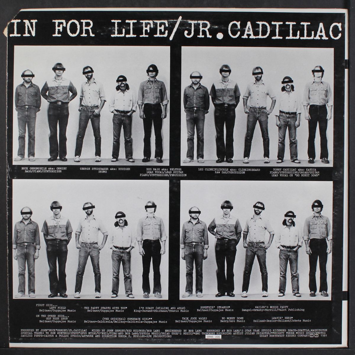 in for life by JR. CADILLAC