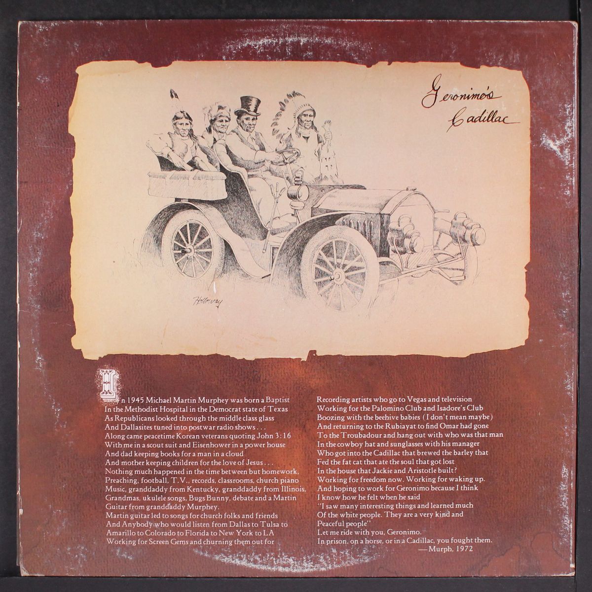 geronimo's cadillac by MICHAEL MURPHEY