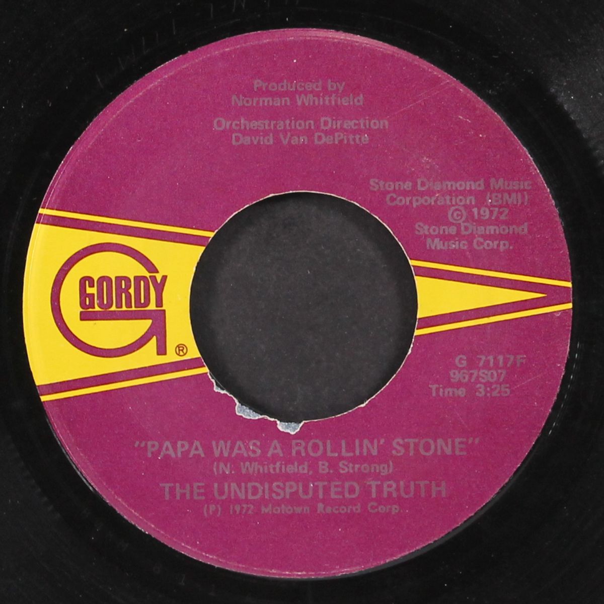 papa was a rollin' stone by UNDISPUTED TRUTH