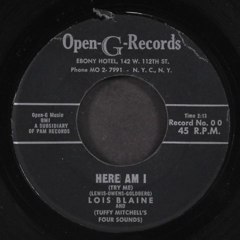 LOIS BLAINE & FOUR SOUNDS