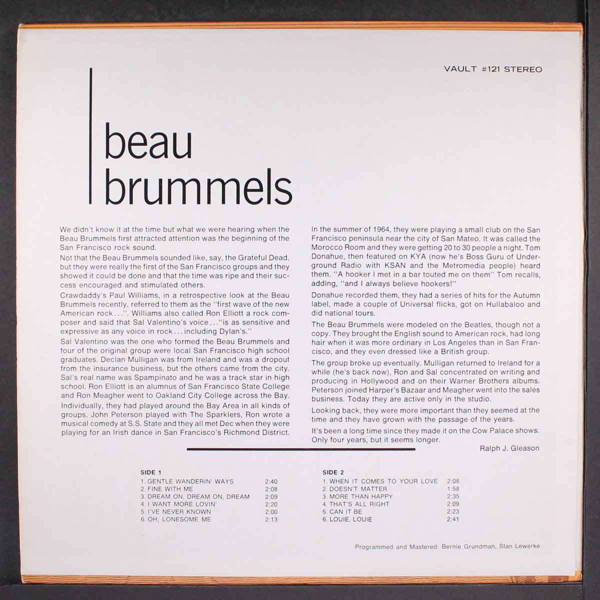 vol. 44 by BEAU BRUMMELS