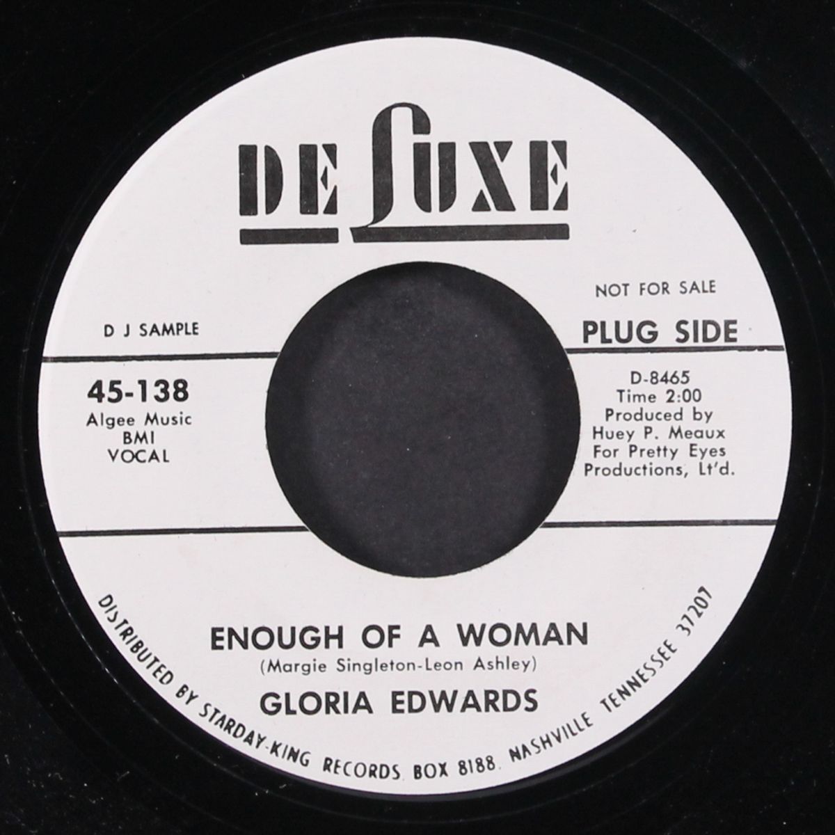 enough of a woman / real love by GLORIA EDWARDS