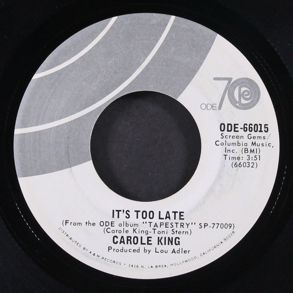 i feel the earth move / it's too late by CAROLE KING