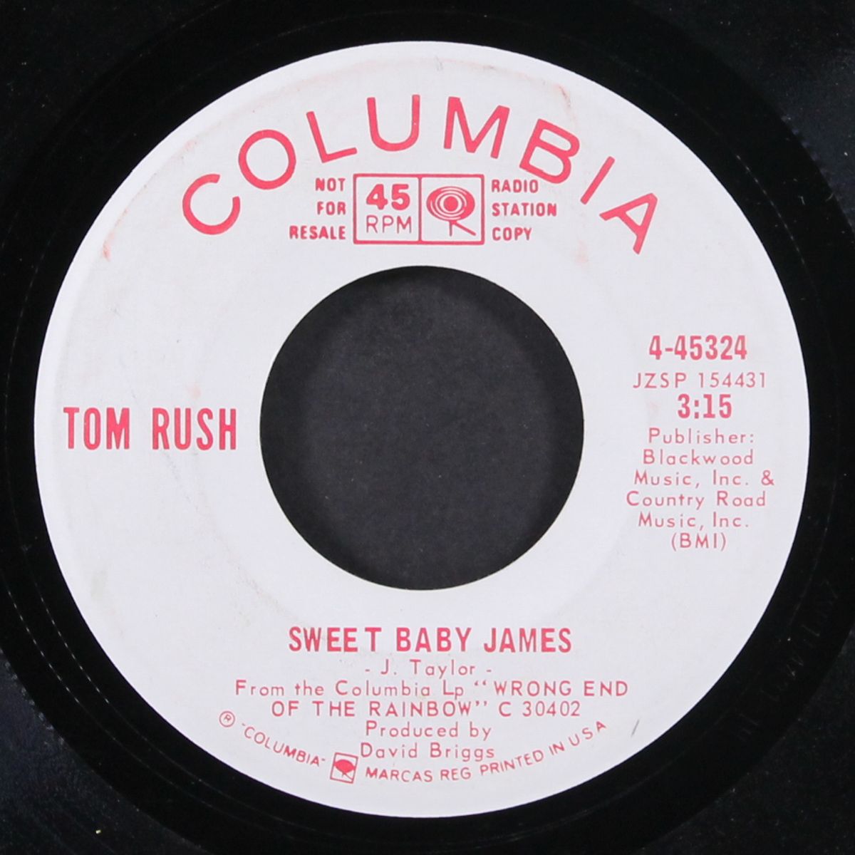 sweet baby james by TOM RUSH