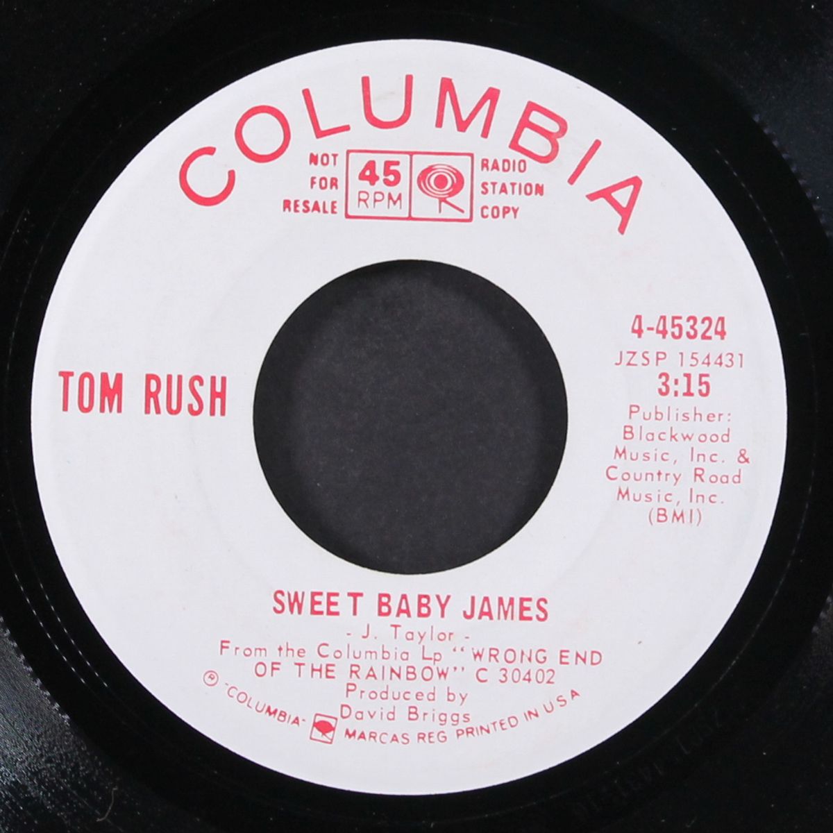sweet baby james by TOM RUSH