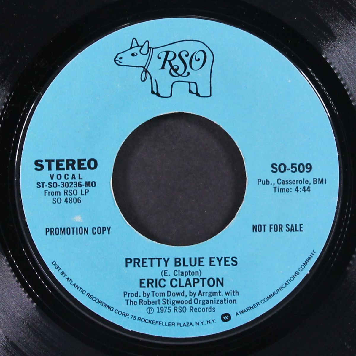 swing low sweet chariot / pretty blue eyes by ERIC CLAPTON