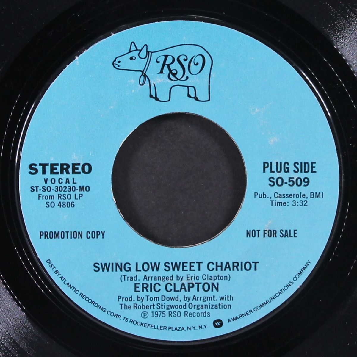 swing low sweet chariot / pretty blue eyes by ERIC CLAPTON