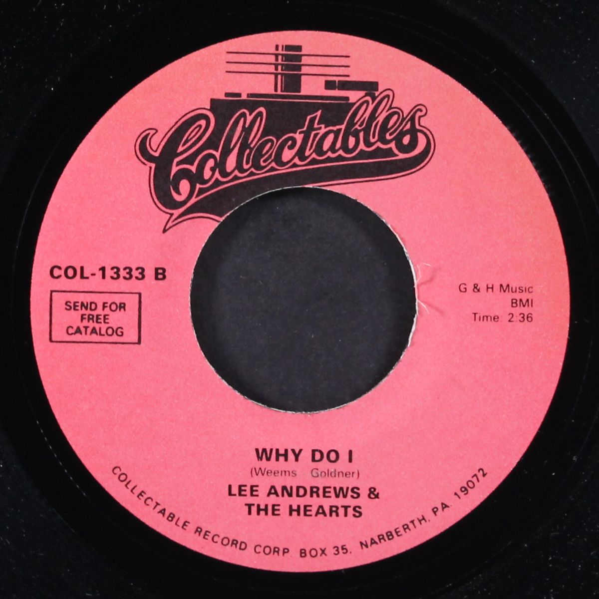 glad to be here / why do i by LEE ANDREWS & HEARTS