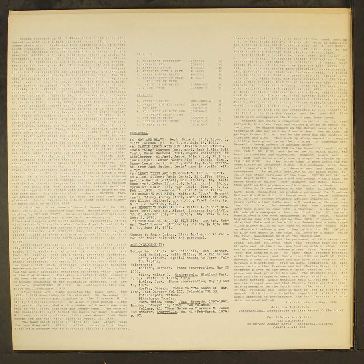 jazz in harlem, 1926-1931 by VARIOUS