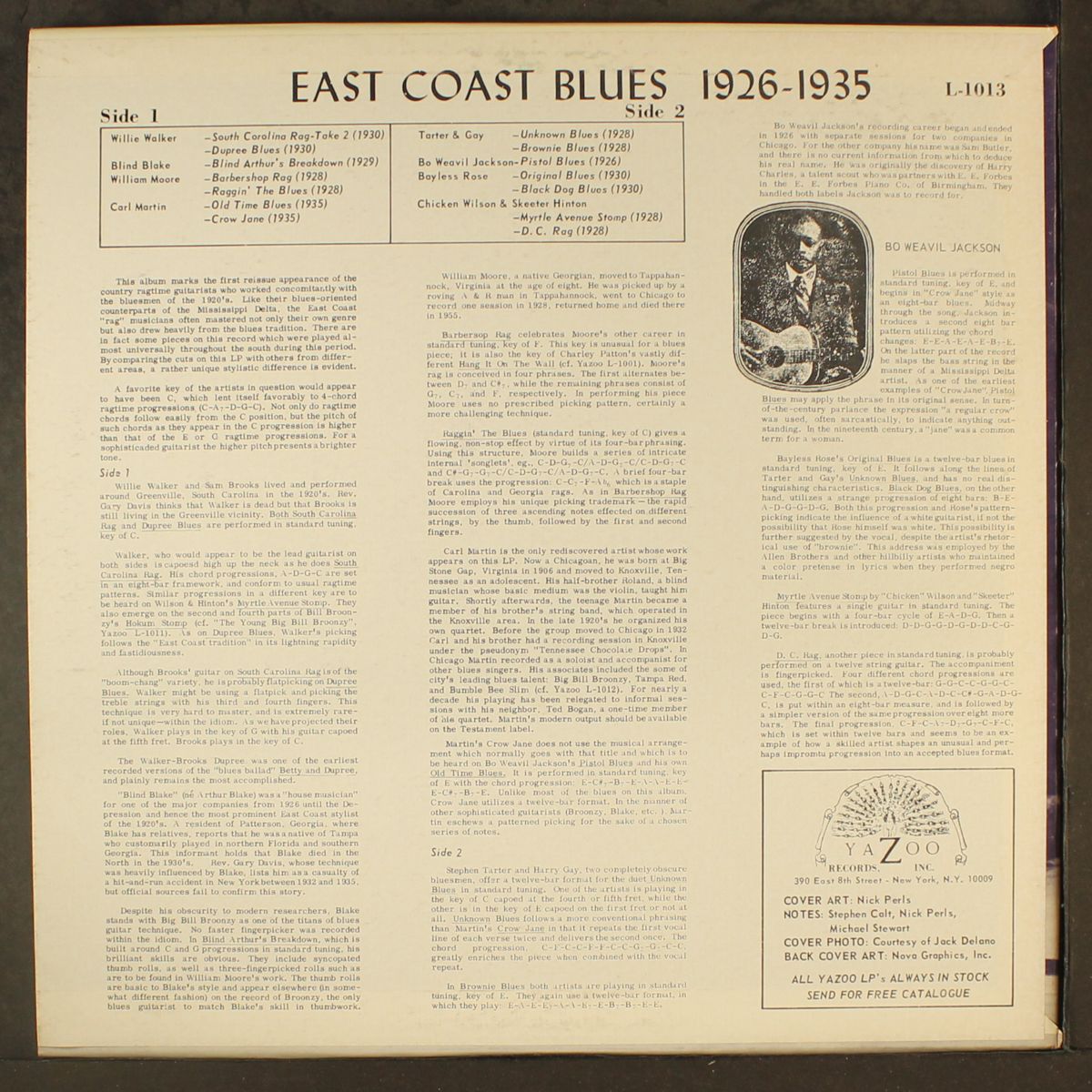 east coast blues 1926-1935 by VARIOUS
