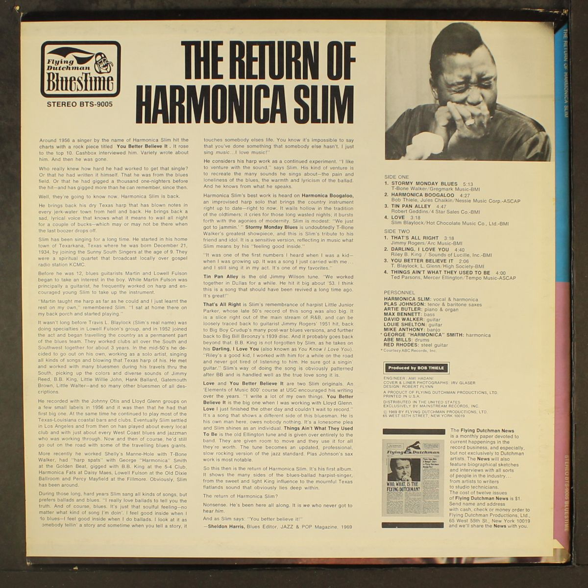 the return of by HARMONICA SLIM