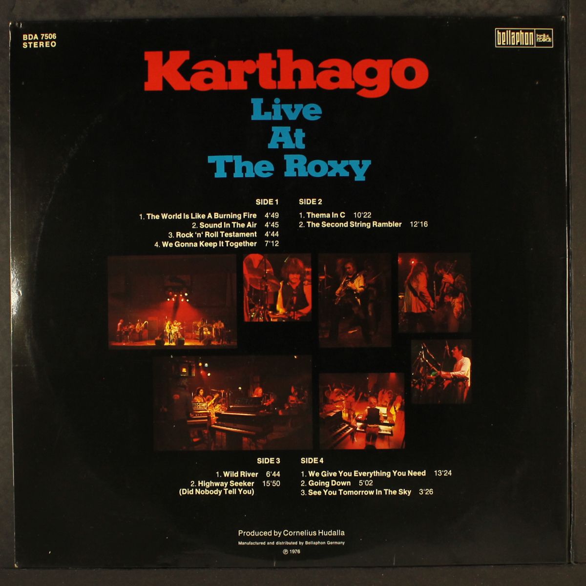 karthago live at the roxy by KARTHAGO