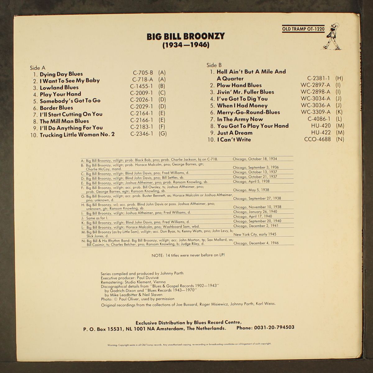 1934-1946 by BIG BILL BROONZY