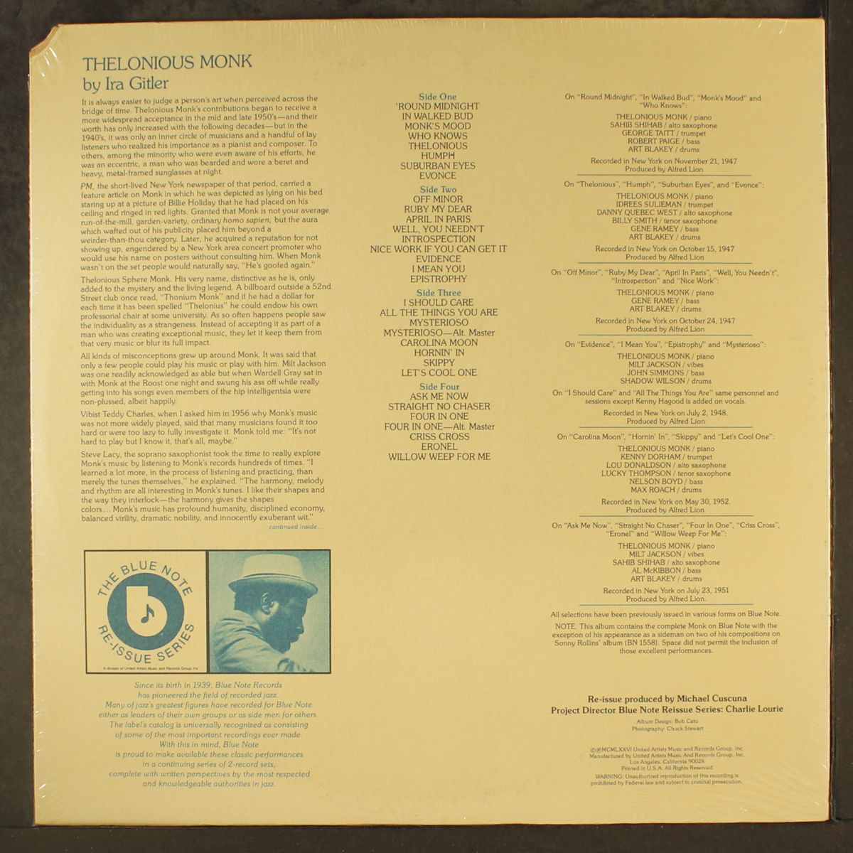 the complete genius by THELONIOUS MONK
