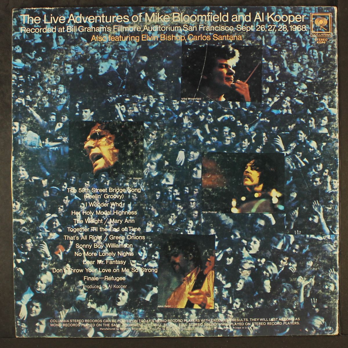the live adventures of mike bloomfield & al kooper by MIKE BLOOMFIELD & AL KOOPER