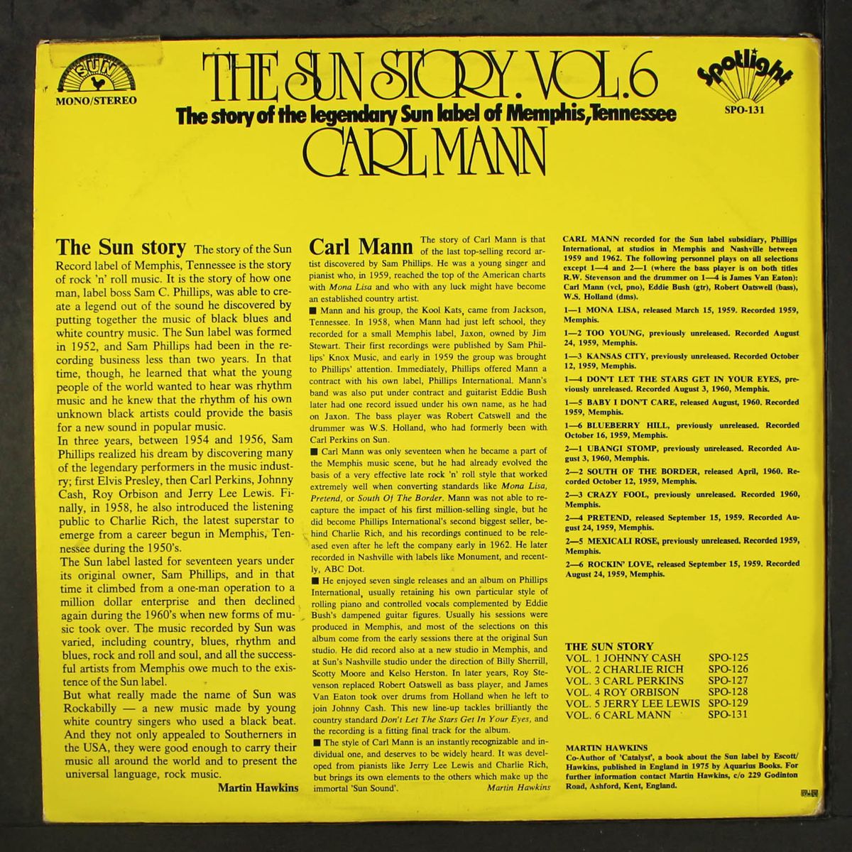 the sun story, vol. 6 by CARL MANN