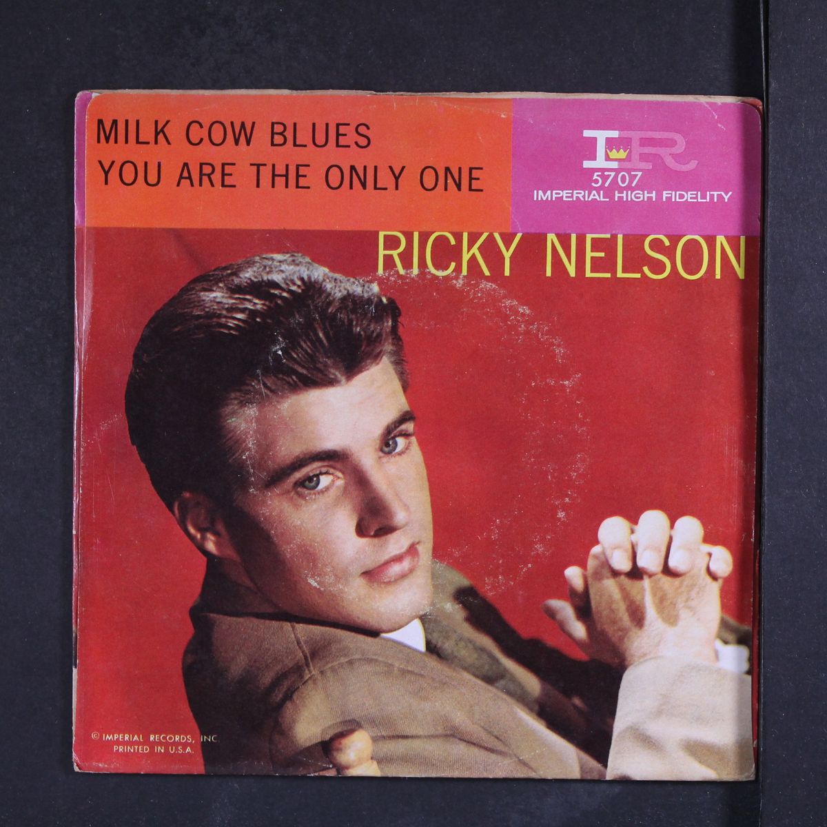 milk cow blues / you are the only one by RICK NELSON