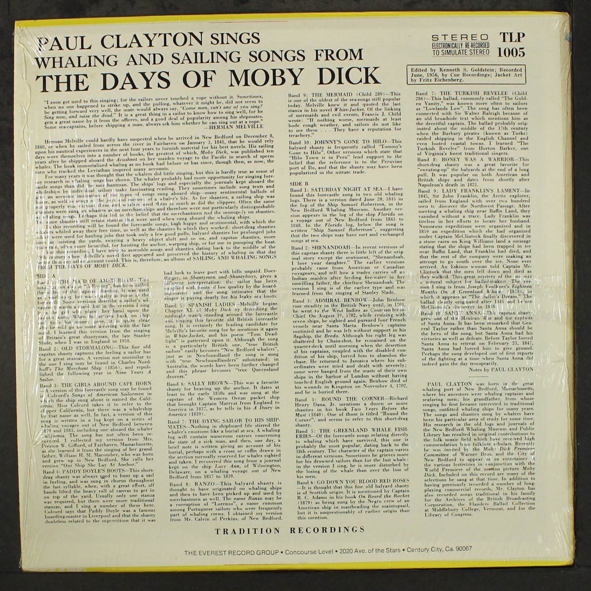 whaling and sailing songs by PAUL CLAYTON