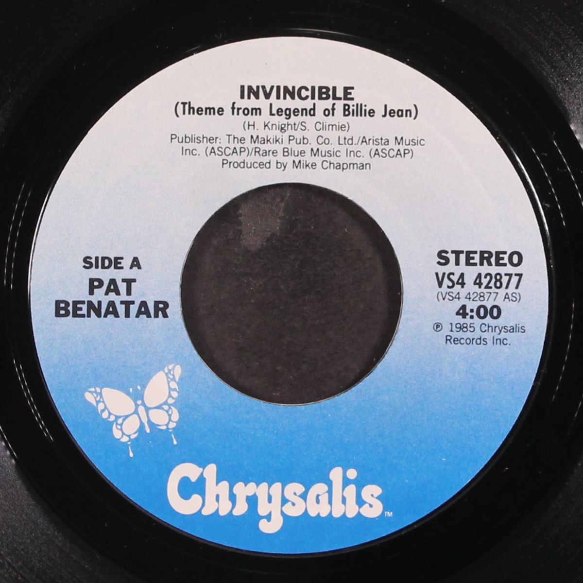 invincible / same by PAT BENATAR