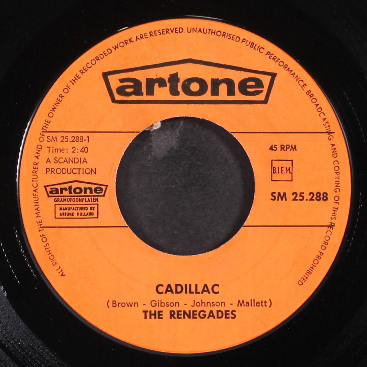 cadillac / bad bad baby by RENEGADES