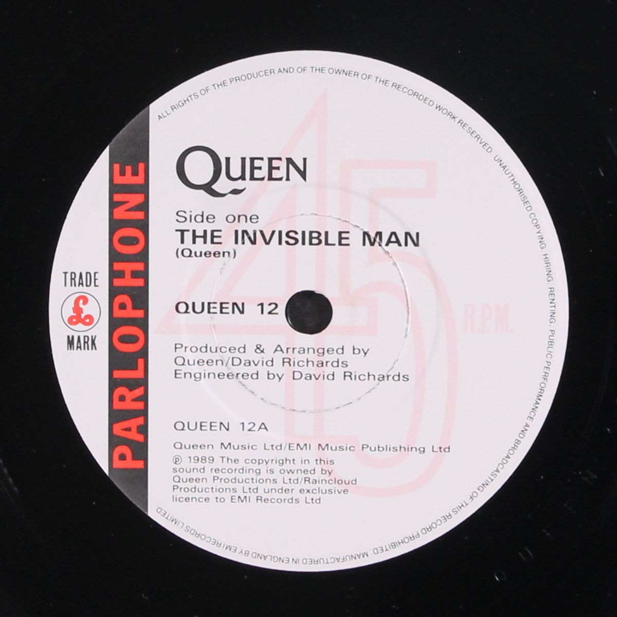 the invisible man / hijack my heart by QUEEN